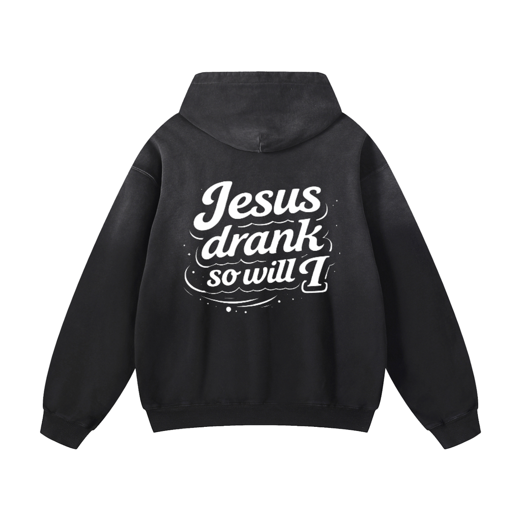 Frat Company Jesus drank hoodie